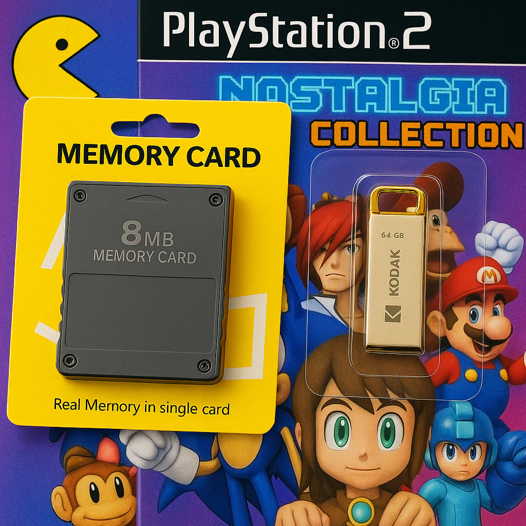 KIT OPL PARA PLAYSTATION 2 + PENDRIVE DE 64GB COM JOGOS - PS2 - PRONTO PARA O USO