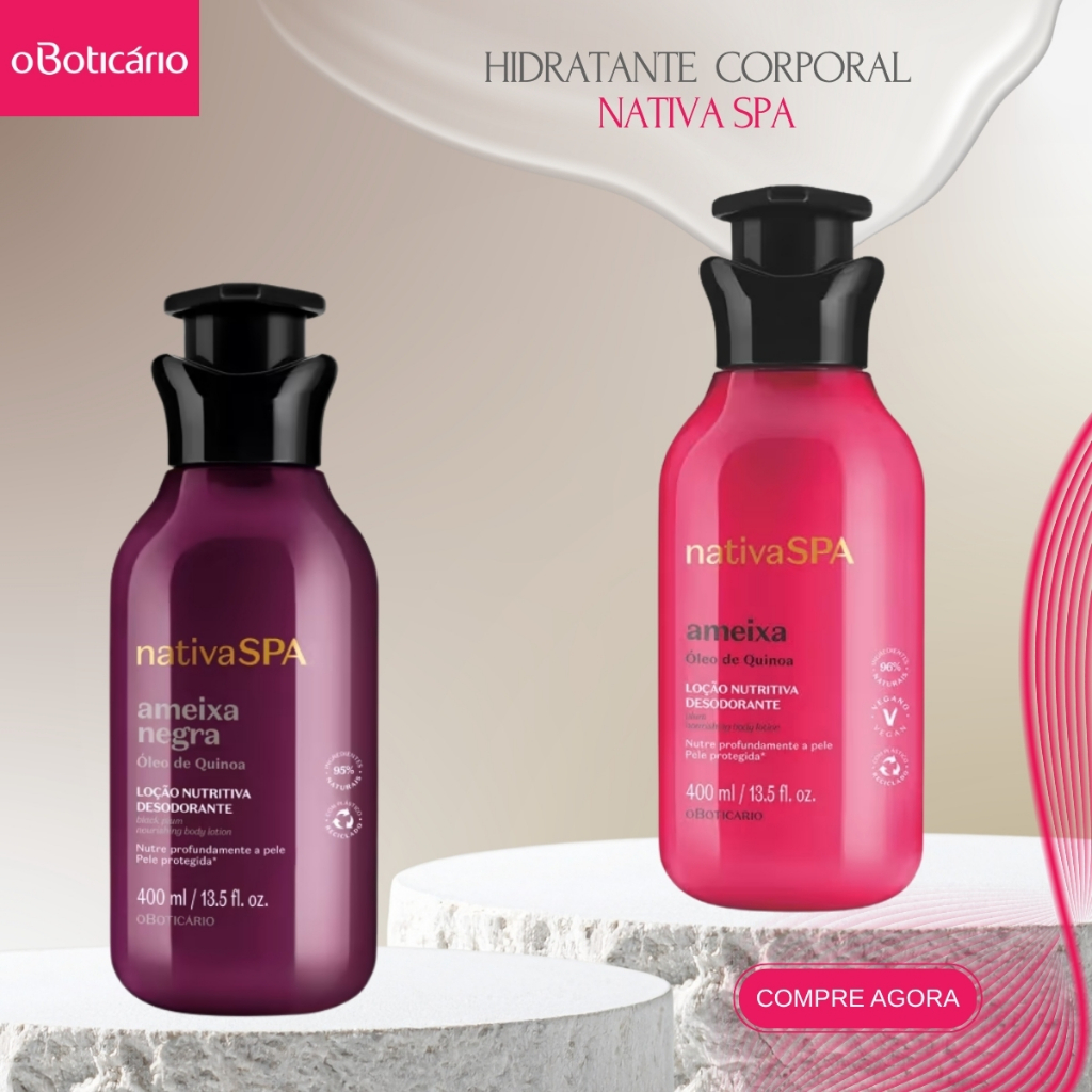 Hidratante Corporal Nativa SPA Ameixa é Ameixa Negra 400ml