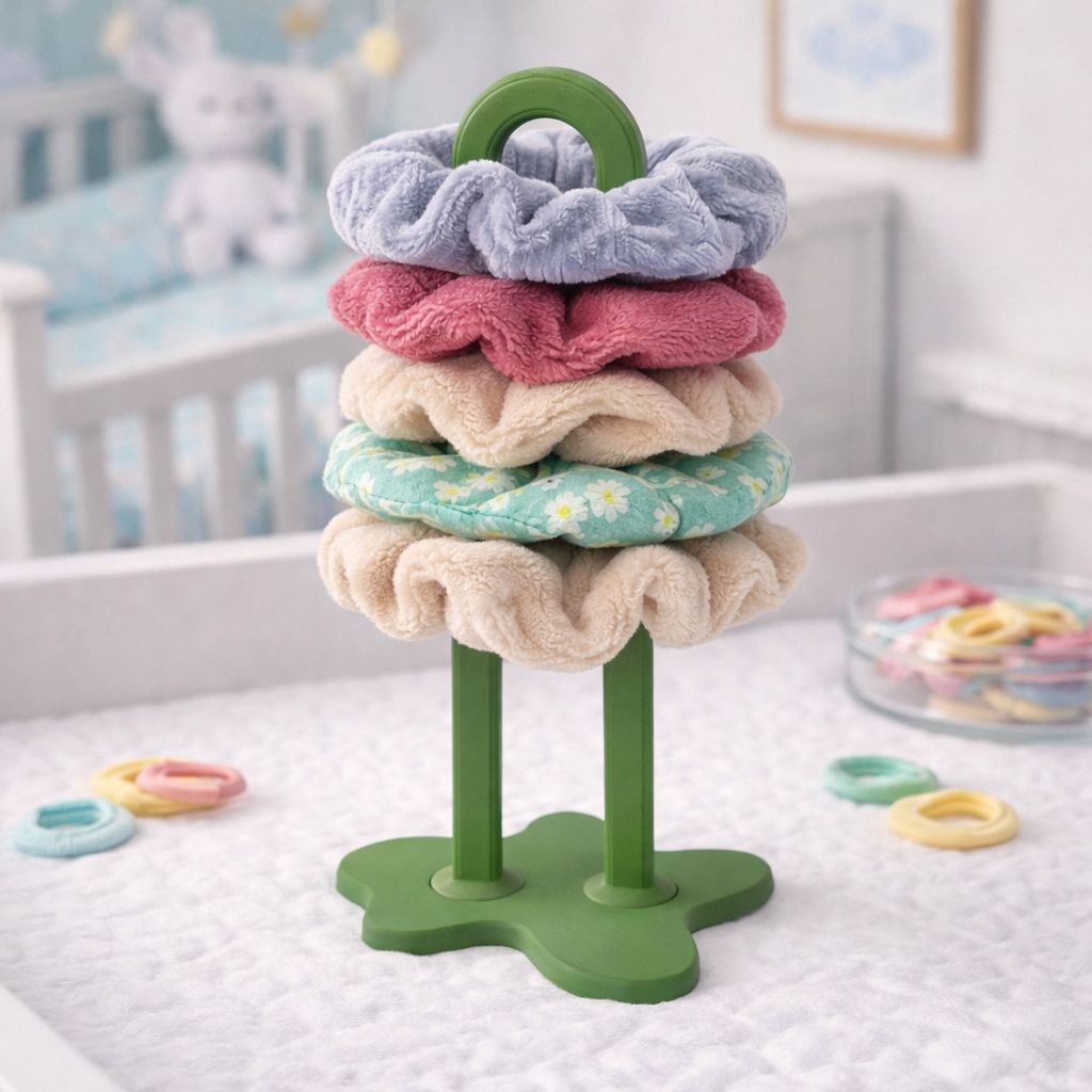 Suporte Organizador xuxinhas Elástico de cabelo Plástico 20cm x 9cm Acessórios de Cabelo