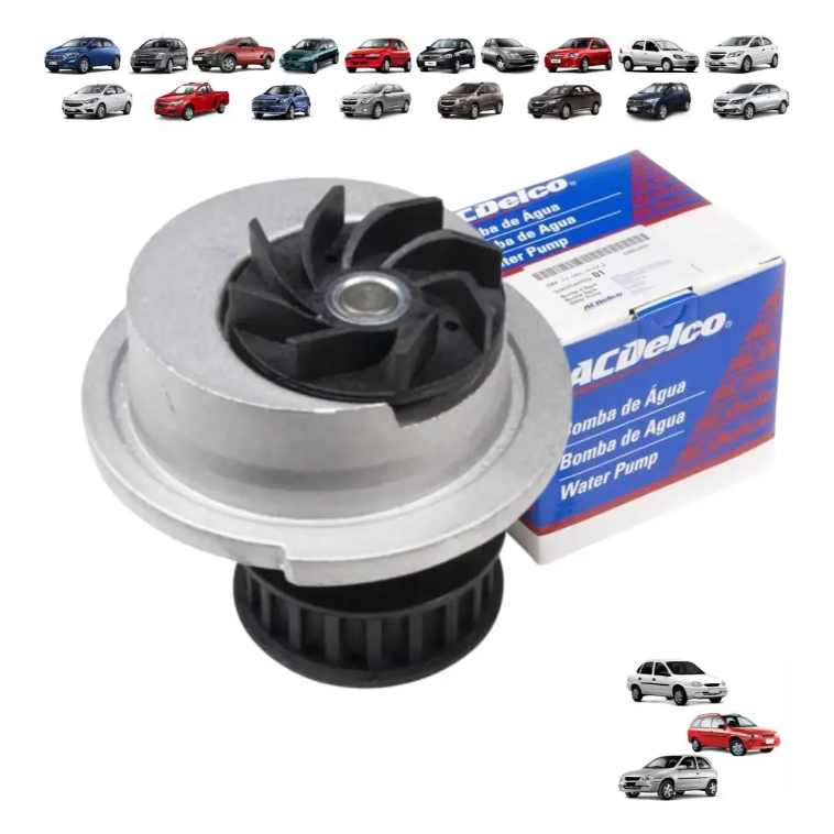 Bomba De Agua Onix/Corsa/Celta/Joy/Prisma 1.0 1.4 8v 2013 /2019 Original Acdelco 19348434