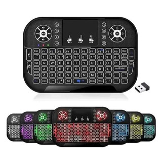 Mini Teclado Wireless Controle Sem Fio Para Smart Tv Game 2.4G RGB original