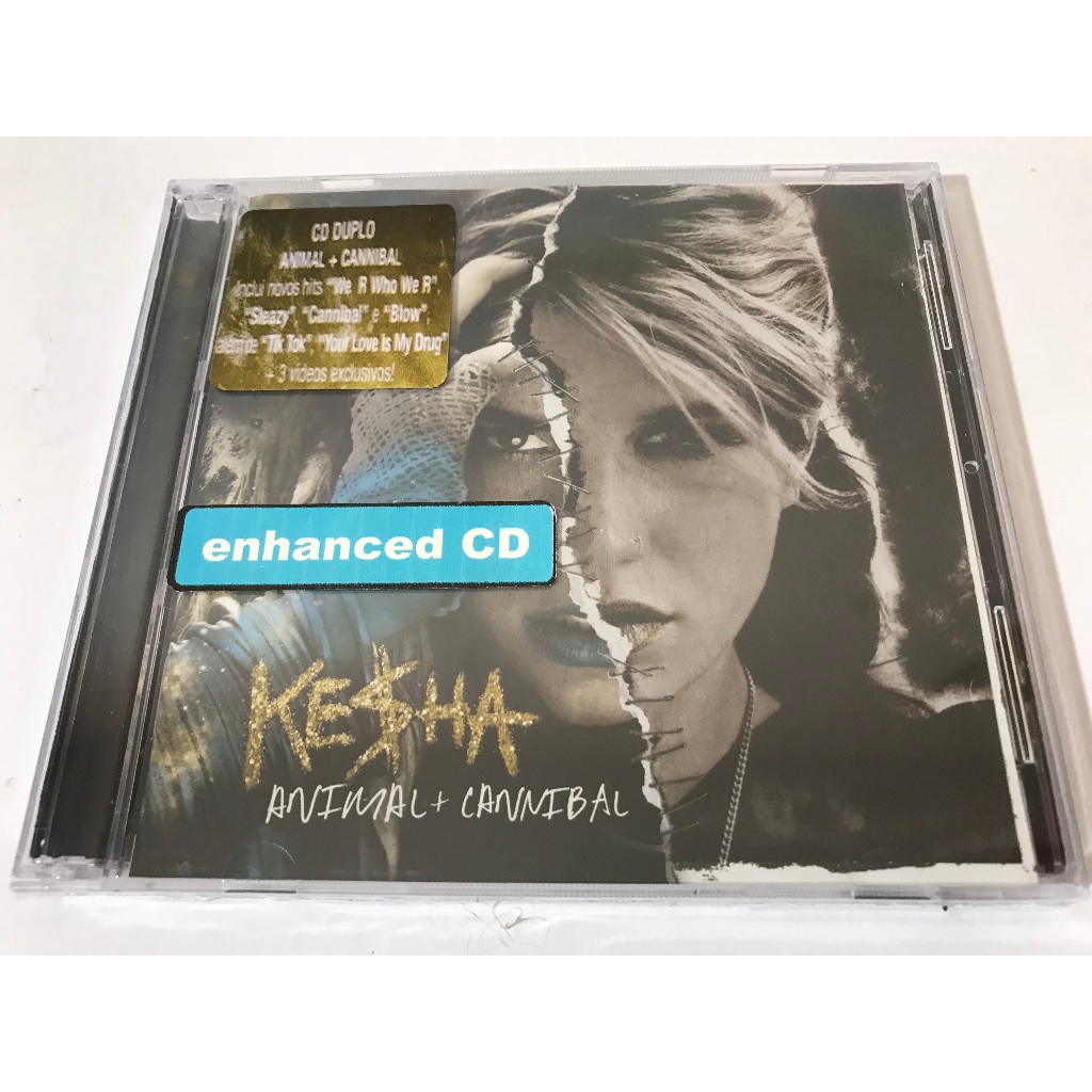 Kesha - Animal + Cannibal CD DUPLO DELUXE ED Original Lacrado Fabrica (ENHANCED C/ 3 VIDEOS)