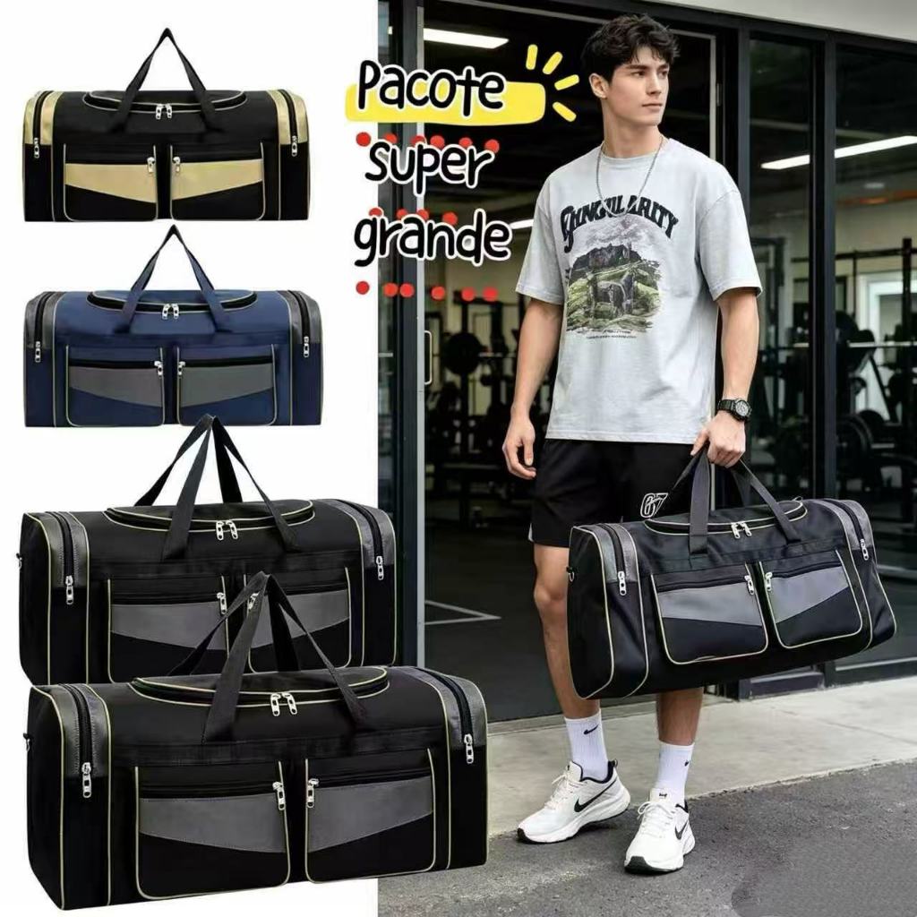 Bolsa de Viagem Grande Capacidade | Dobrável, Multiuso para Viagens, Negócios e Avião