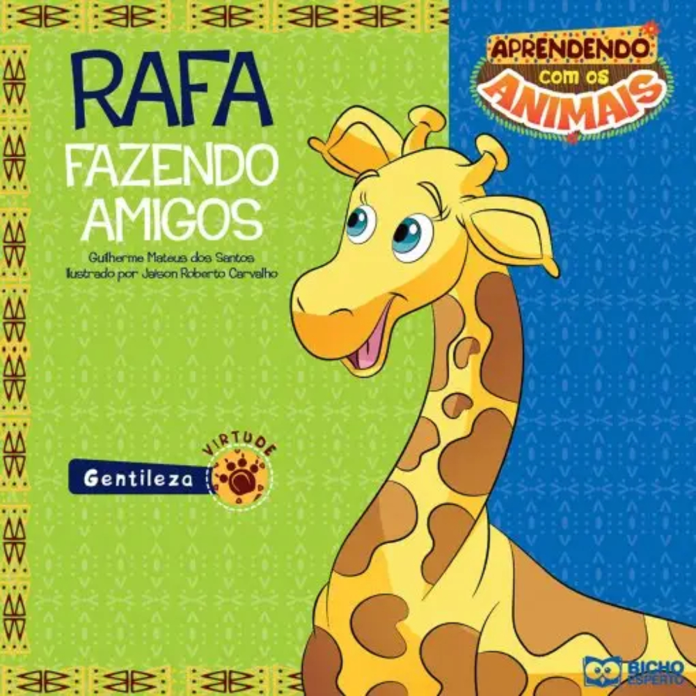 Livro de Histórias Infantil Aprendendo com os Animais Rafa Fazendo Amigos · foto 2
