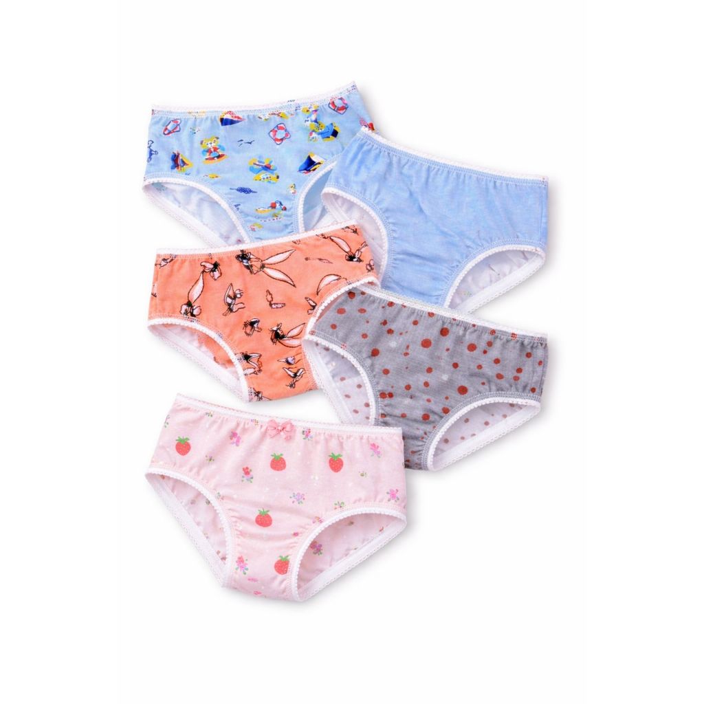 Kit Calcinha Infantil Menina 5 ou 10 Unidades com Forro Malha Macia Confortável P M G GG