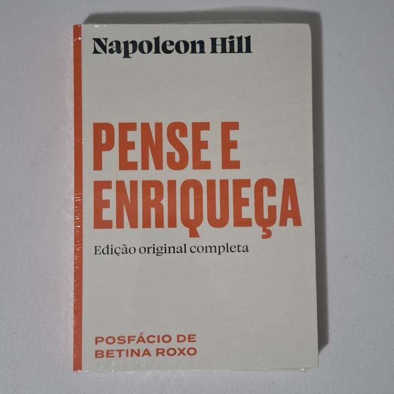 Livro Pense e enriqueça Edição original completa LIVRO LACRADO