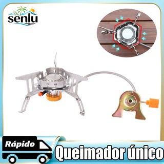 Fogão Portátil Fogareiro Queimador A Gás Mini Fogão Fogareiro Dobrável Camping Pesca Picnic