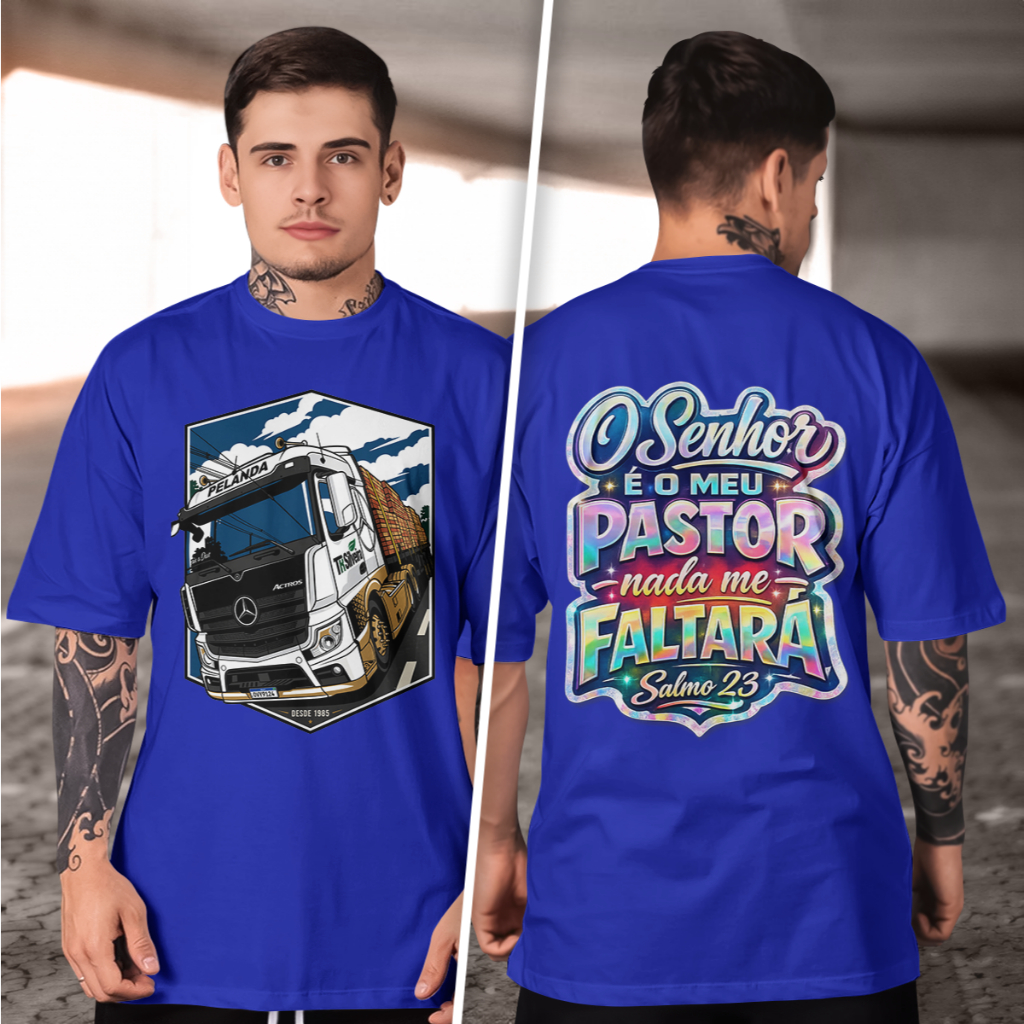 Camiseta Caminhão Mercedes Actros Streetwear Unissex – Estilo Urbano, Caimento Perfeito e Visual Moderno