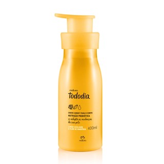 Combo Creme Nutritivo Tododia Limão Siciliano e Flor de Gardênia 400ml (2 unidades) Natura