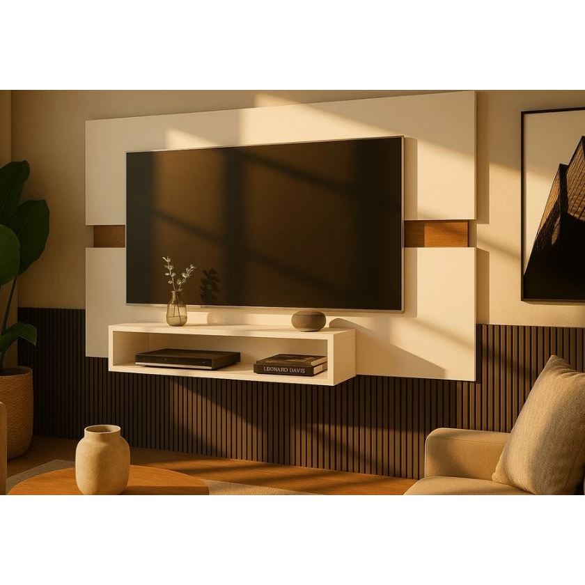 Painel Eccos Para Tv Até 50 Polegadas p/ Sala Envio Imediato Placas Do Painel Flex - ENVIO IMEDITO - PROMO