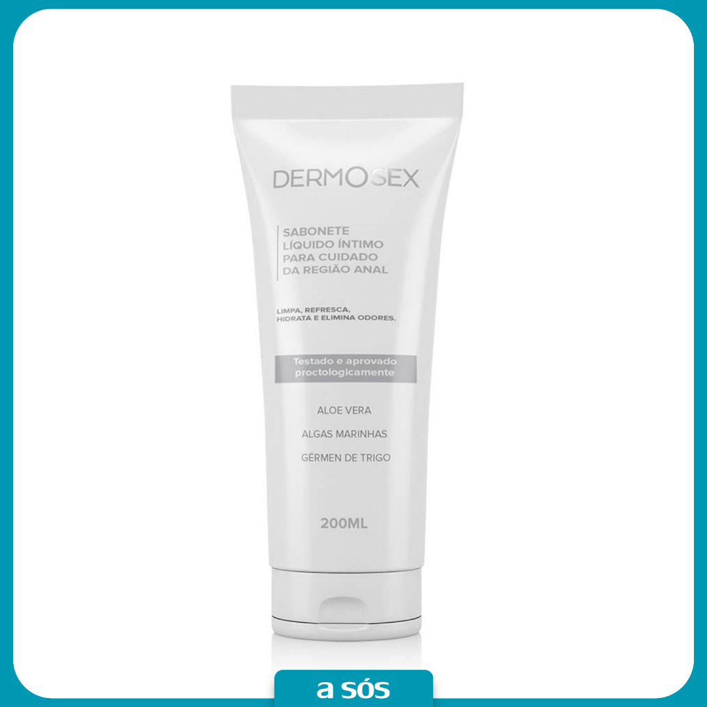 Sabonete Líquido Íntimo para Região Pélvica e Anal Dermosex - 200 ml