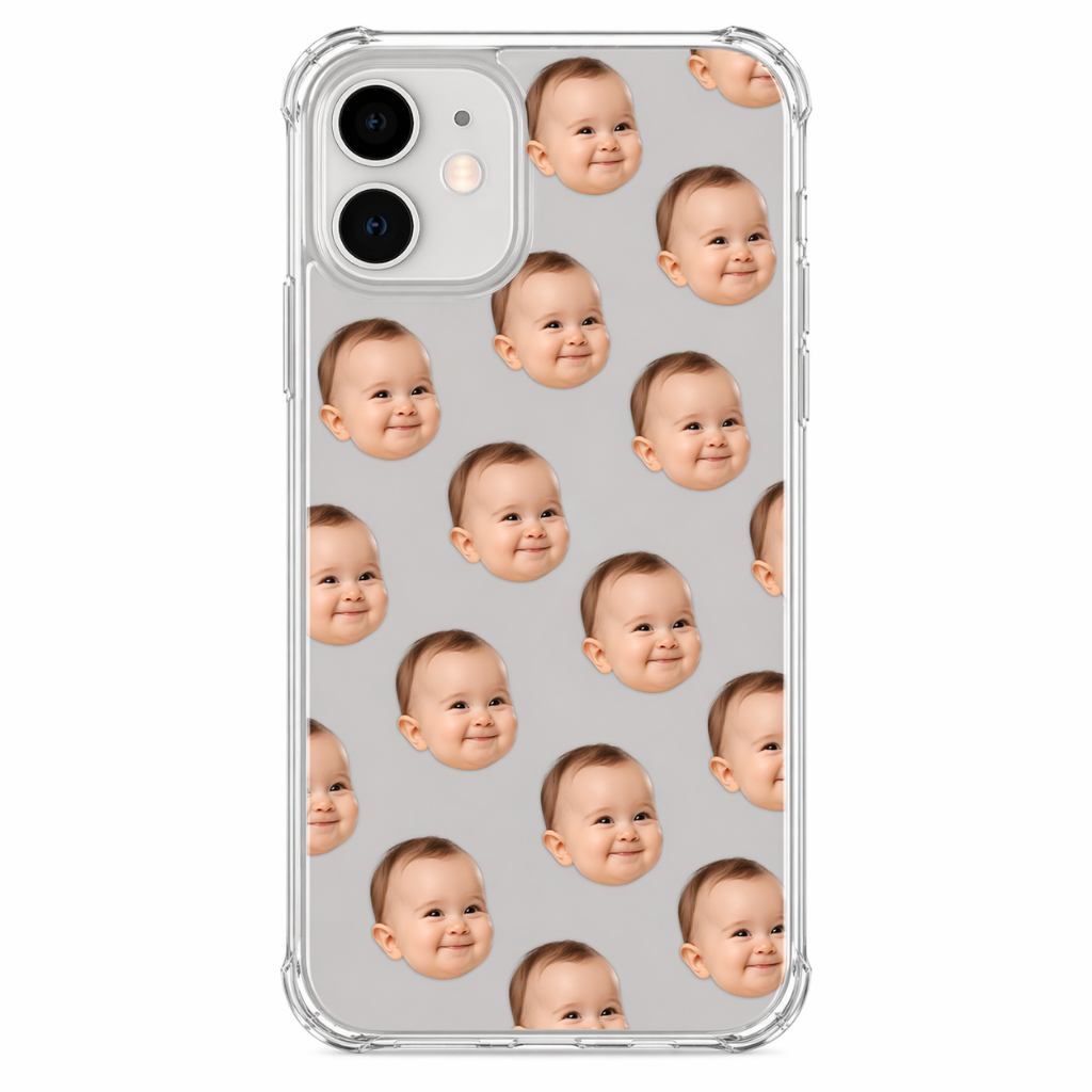 Capinha de Celular Personalizada com Foto Carinhas-Rostinhos - Diversos Celulares