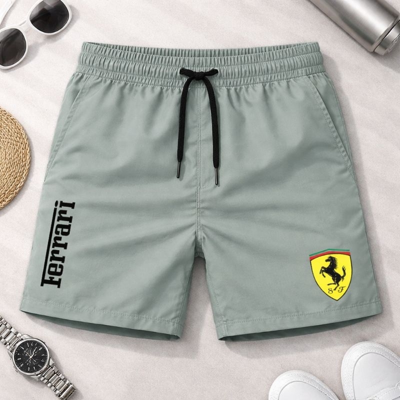 Short Masculino Premium Ferrari Style 🔥 Conforto e Estilo Top