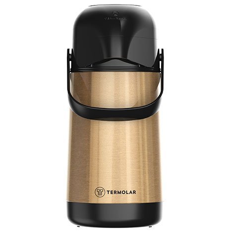 Garrafa Térmica Lumina Gold Bomba de Pressão 500ml TERMOLAR