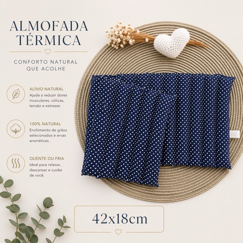 Bolsa de sementes GRANDE para massagem/compressa térmica de grãos e ervas aromáticas. Bolsa terapêutica.