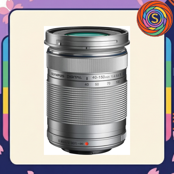 【Secondhand】OLYMPUS M.ZUIKO DIGITAL 40-150mm F4.0-5.6 R Silver Telephoto Zoom Lens Micro Four Thirds used pre-loved