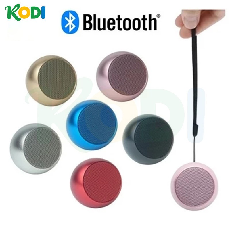 Mini Caixinha de Som Bluetooth M3 TWS 5.0 Metálica 3W Potente Portátil Bateria Longa Duração À Prova D
