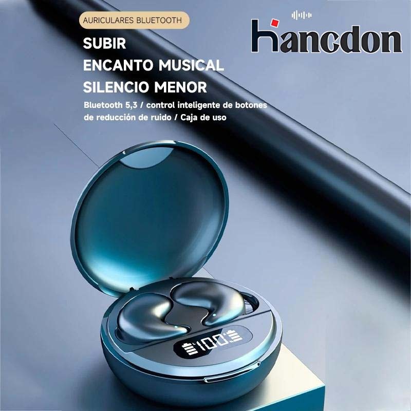 Hancdon YI-790 fone sem fio bluetooth Redução de ruído inteligente mini fone bluetooth 5.3 Baixo consumo, longa duração
