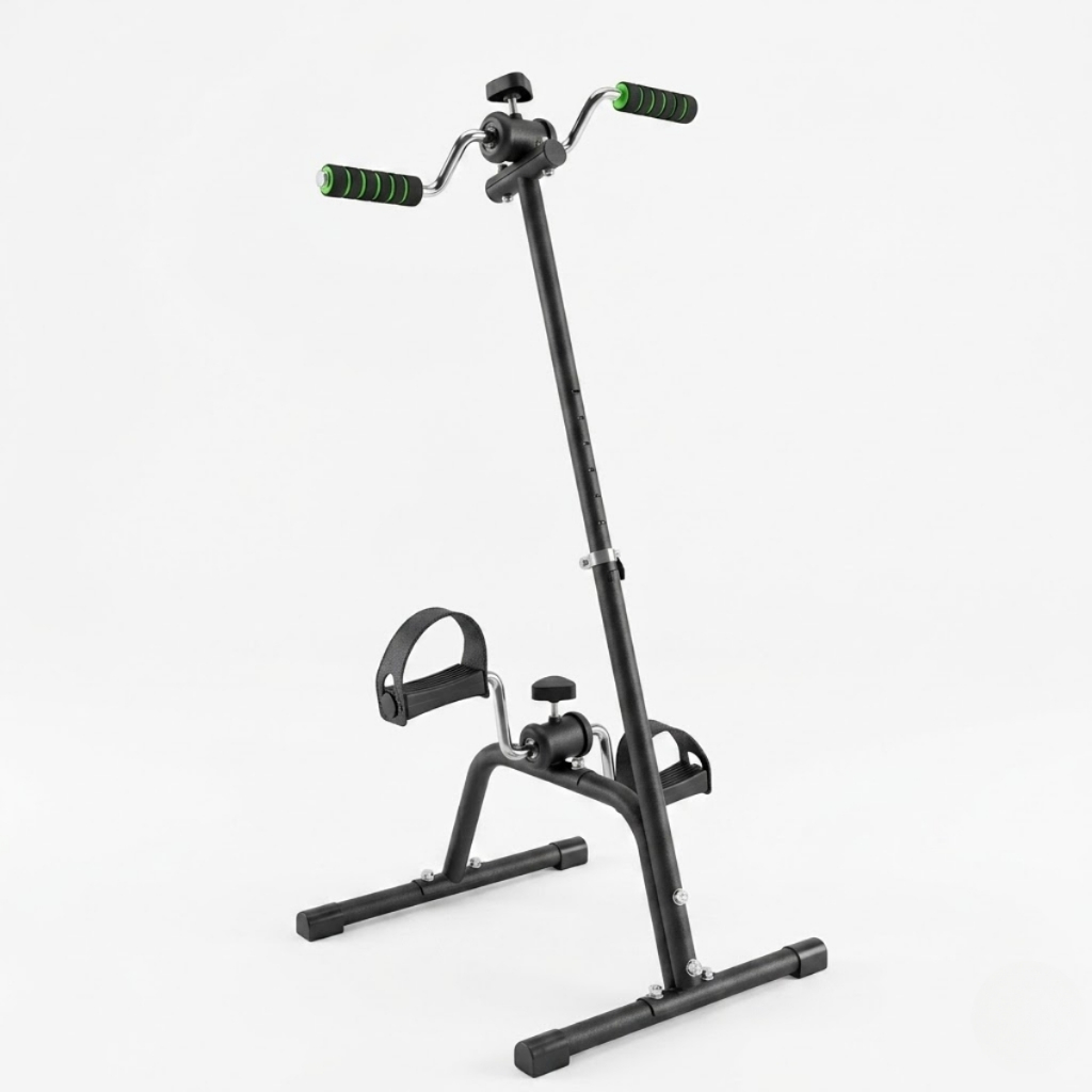 Mini Bike Ergométrica Dual Fisio Pernas e Braços Ajustável Fisioterapia Reabilitação Idoso