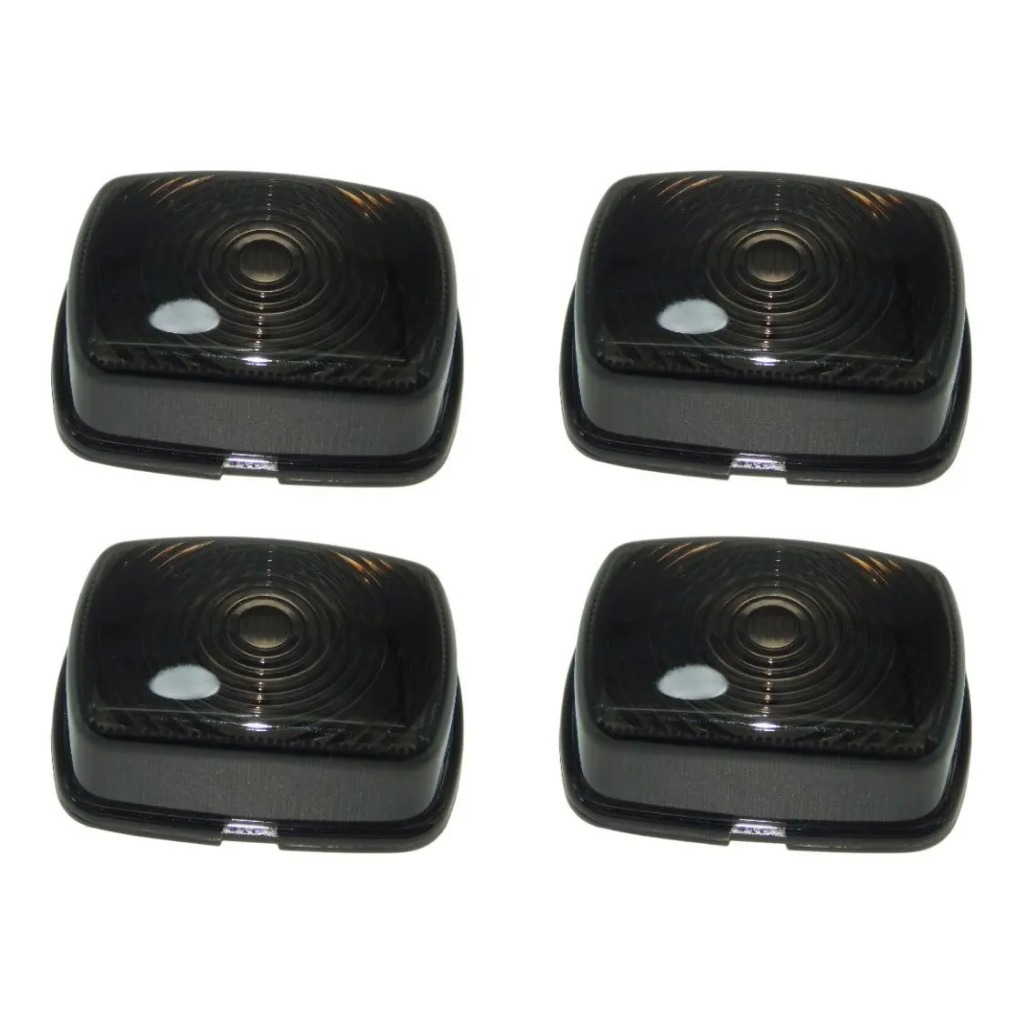 Lente Pisca Ybr Xtz 125 04 A 08 Fumê Kit 4