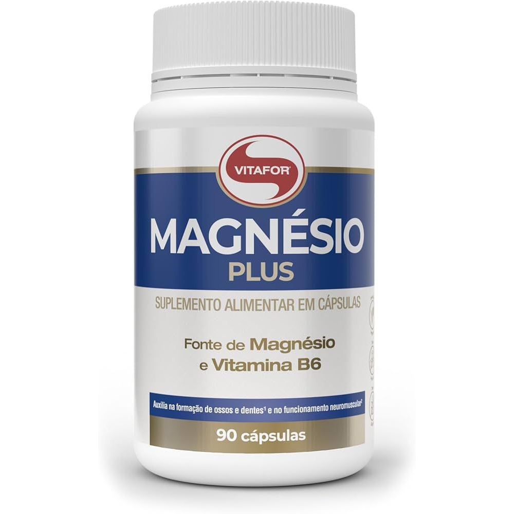 Magnésio Plus 90 Cápsulas Vitafor