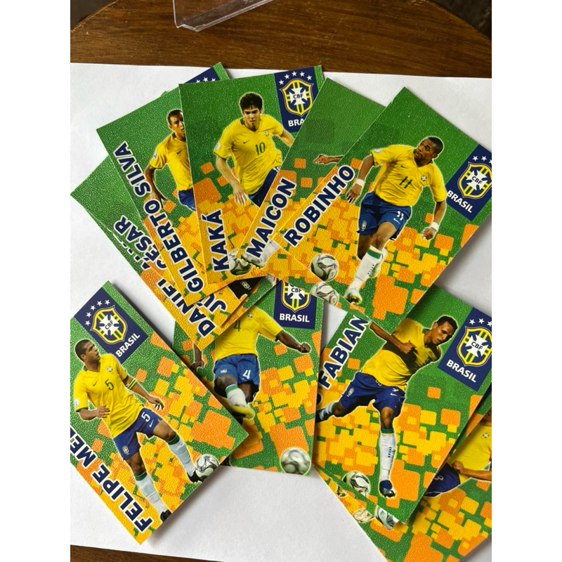 11 Cards Seleção Brasileira Copa do Mundo 2010
