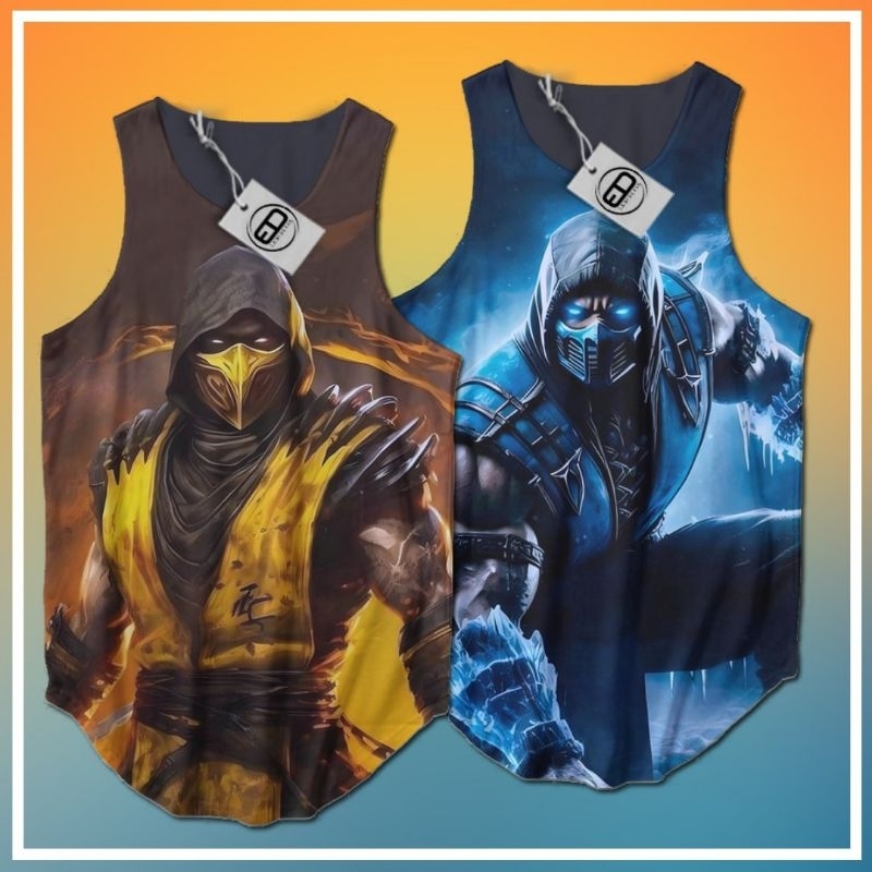 Kit com 2 Regatas Longline MKombat