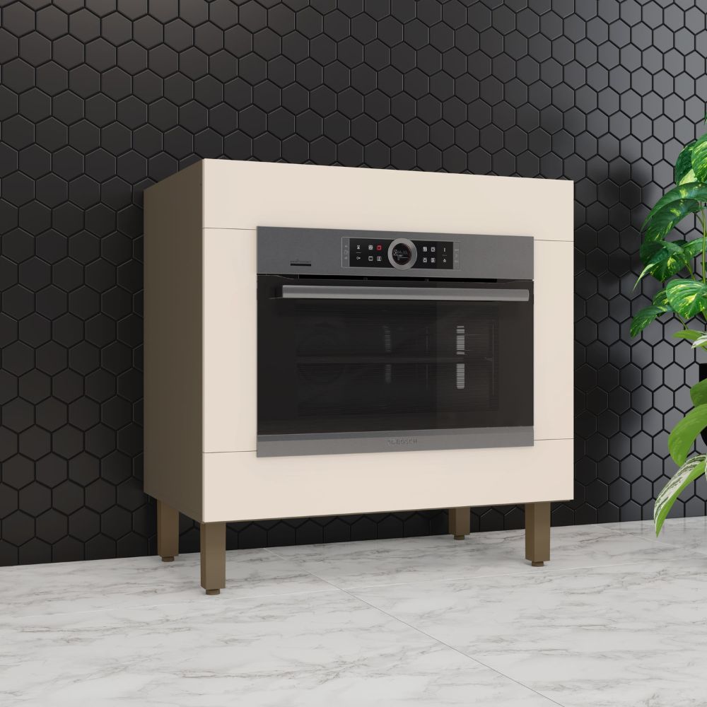 Balcão para Forno de Embutir Sem Tampo Connect Henn 80cm