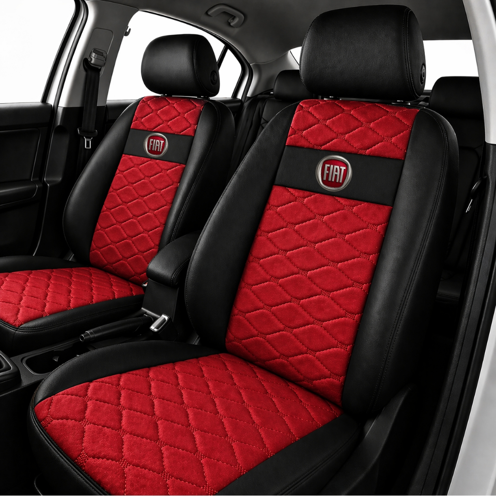 Jogo de Capa de banco automotivo  couro grosso carro fiat uno palio Argo idea siena cronos