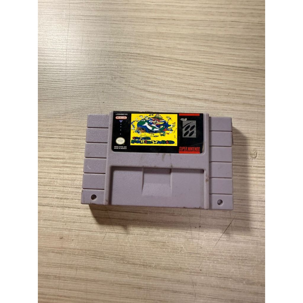 cartucho  super nintendo super mario world