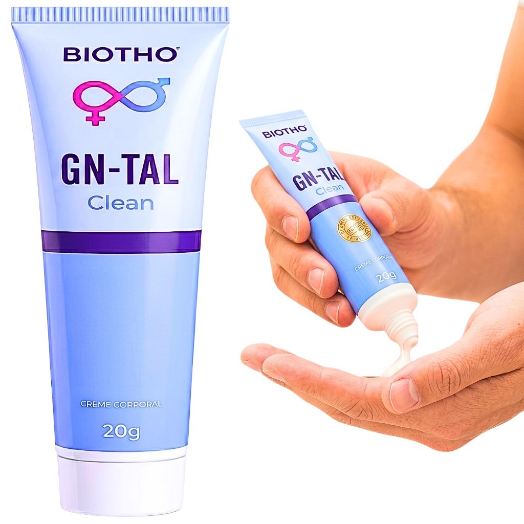 Pomada Intima Masculina Gn-tal Clean para Higiene e conforto Uso diário