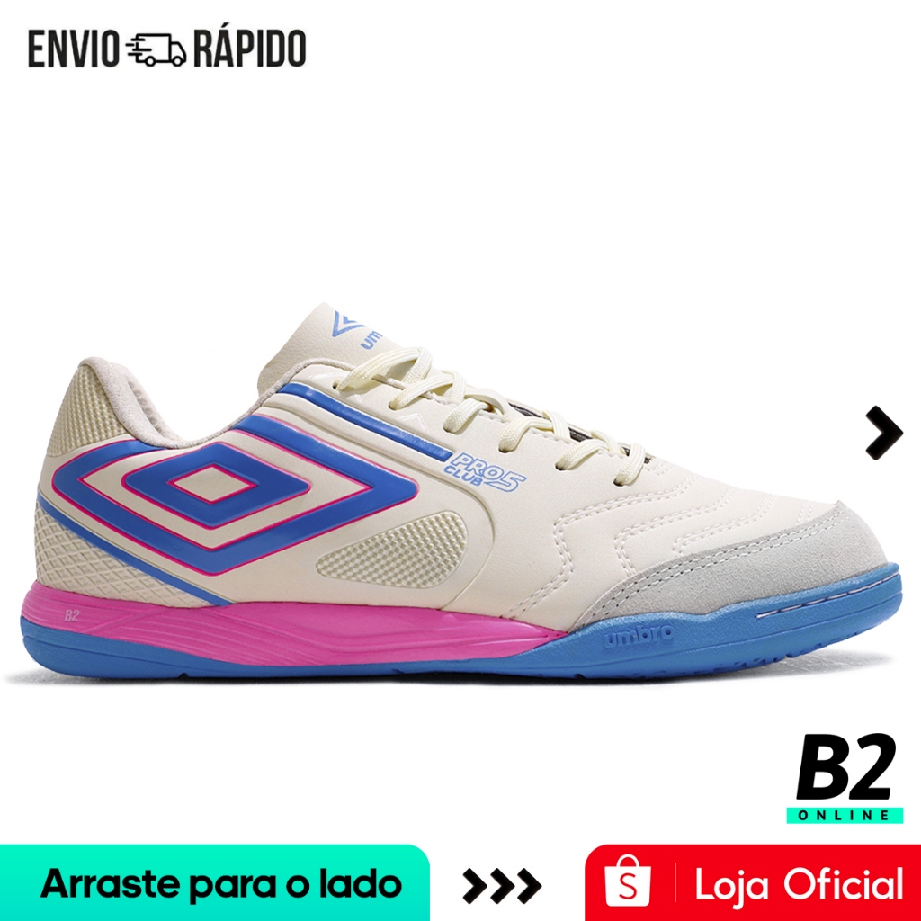 Chuteira Futsal Umbro Pro 5 Bump Club Masculina Original com Nota Fiscal e Garantia