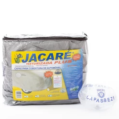 Capa de Cobrir Carro Jacaré 100% Impermeável Forro Central Proteção Sol Chuva Anti UV