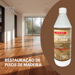 Removedor de Cera Para Piso de Madeira W&W Concentrado 1L