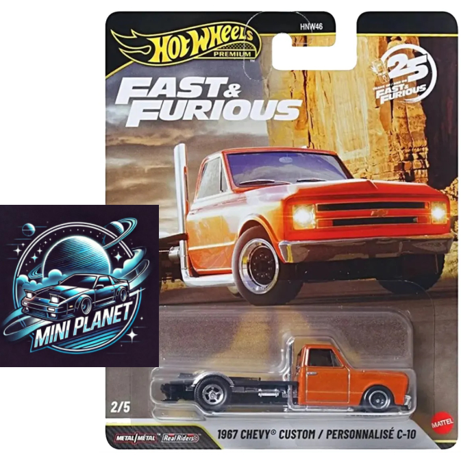 Hot Wheels Fast & Furious - 1967 Chevy Custom - HW C10 Velozes e Furiosos Premium