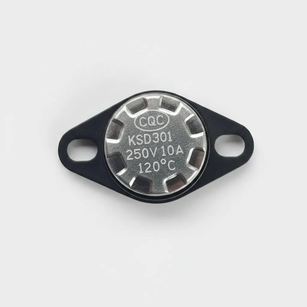 Termostato Baquelite Ksd 301 120 Graus 10 Amperes 250 Volts