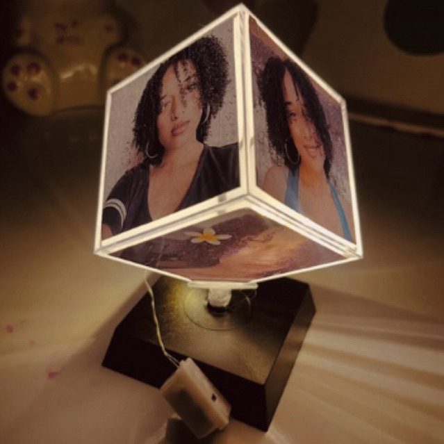 Cubo de Fotos Iluminado – Presente Especial e Personalizado