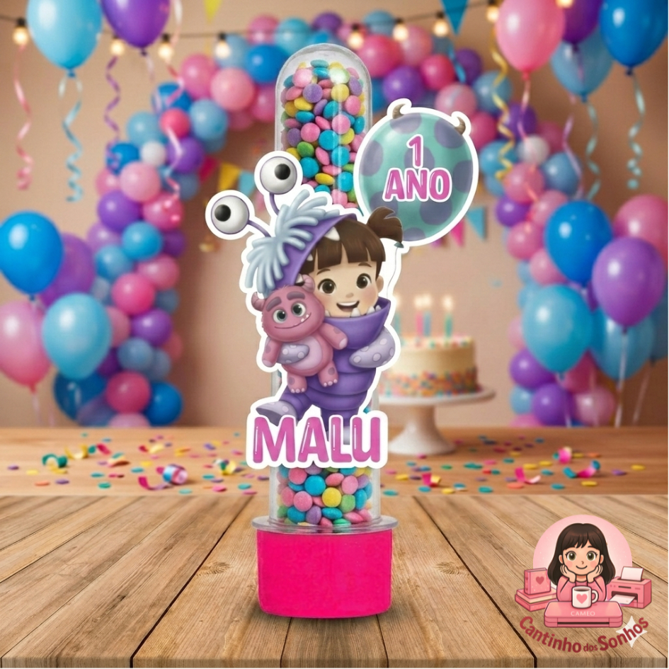 Apliques para Tubetes Monstros SA/Boo Personalizado | Lembrancinha | Aniversário Infantil | FAZEMOS TODOS OS TEMAS