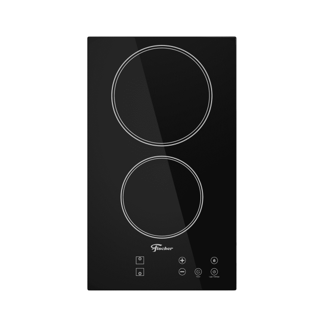 Fogão Cooktop Elétrico 2 Bocas Touch Screen Vitrocerâmica 220V Fischer