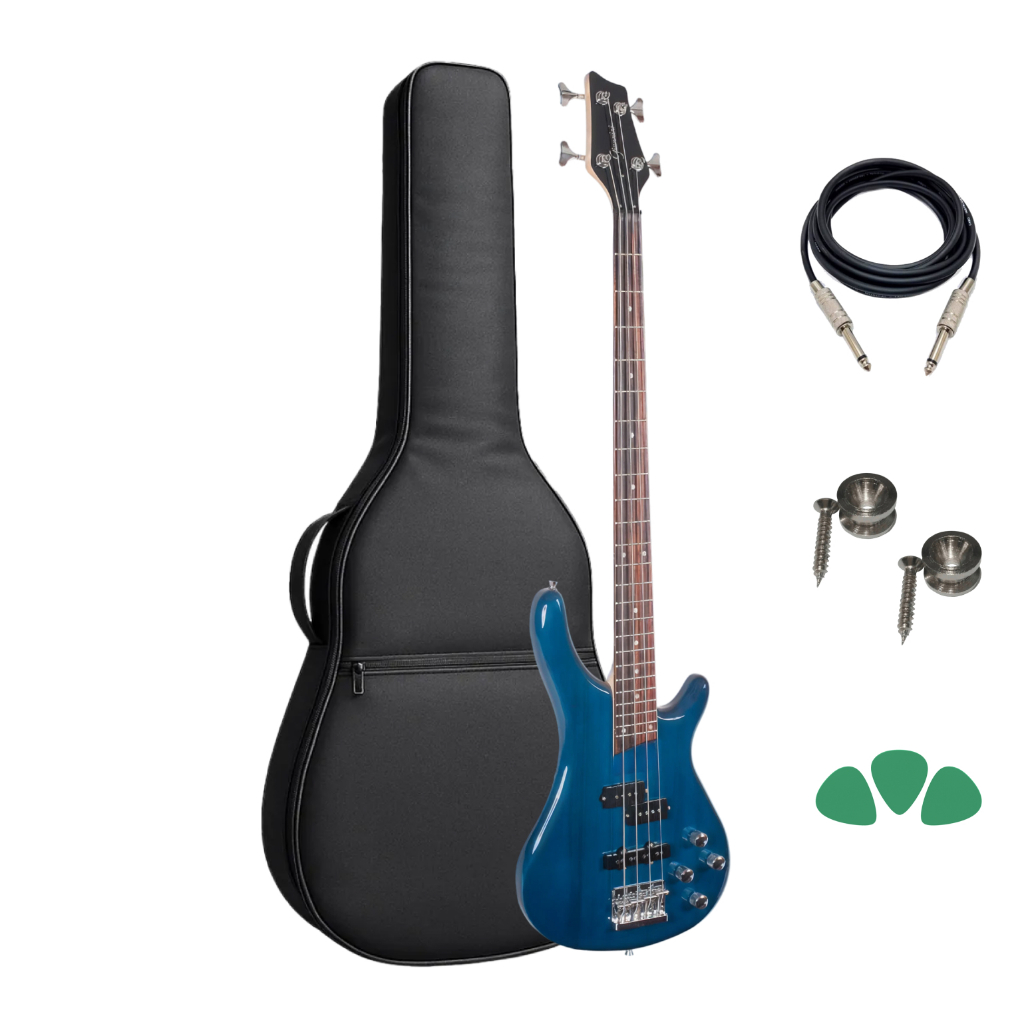Contra-baixo 4 Cordas Giannini Gb-200a Blue Capa