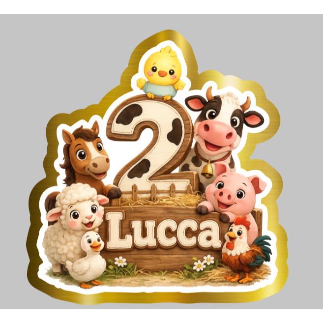 ✨ KIT de Apliques 3D Personalizados Festa Infantil | Qualquer Tema | Arte do Cliente | Tags para Lembrancinhas