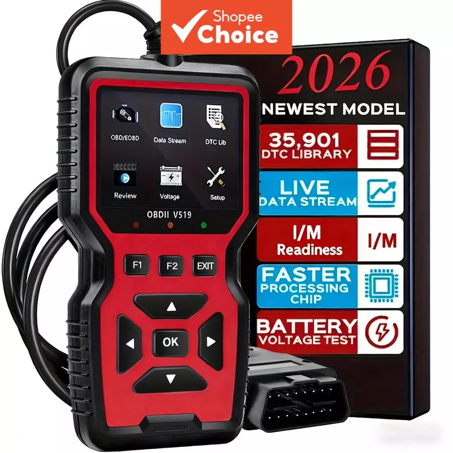 Scanner Automotivo OBD2 V410 ou V519 Leitor de Falhas Diagnóstico Veicular Check Engine Multimarcas