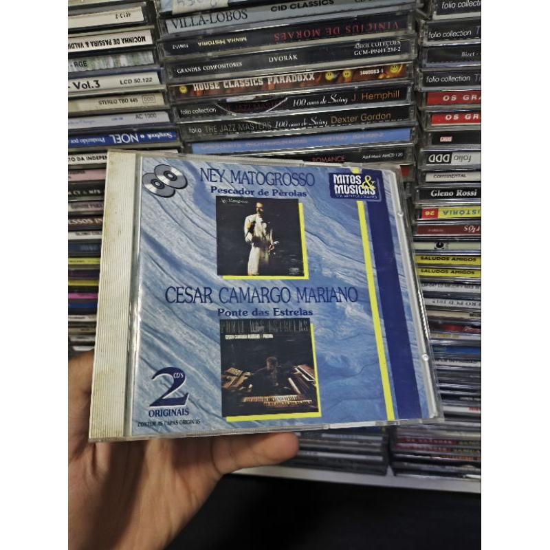 2 CD NEY MATO GROSSO - PESCADOR DE PÉROLAS - CESAR CAMARGO MARIANO - CD Usado conservado - REF:CD 1757