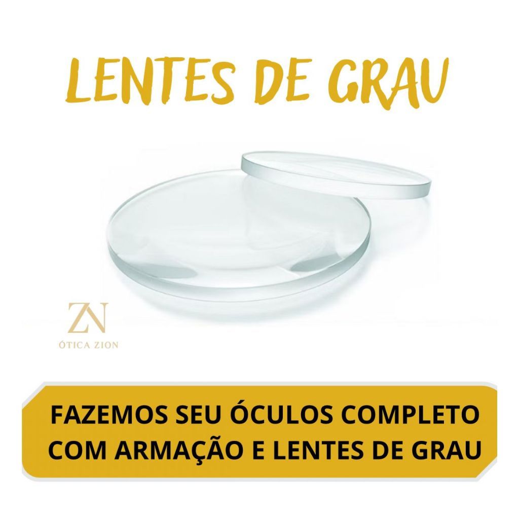 Par Lentes para colocar seu grau completo óculos com miopia hipermetropia astigmatismo