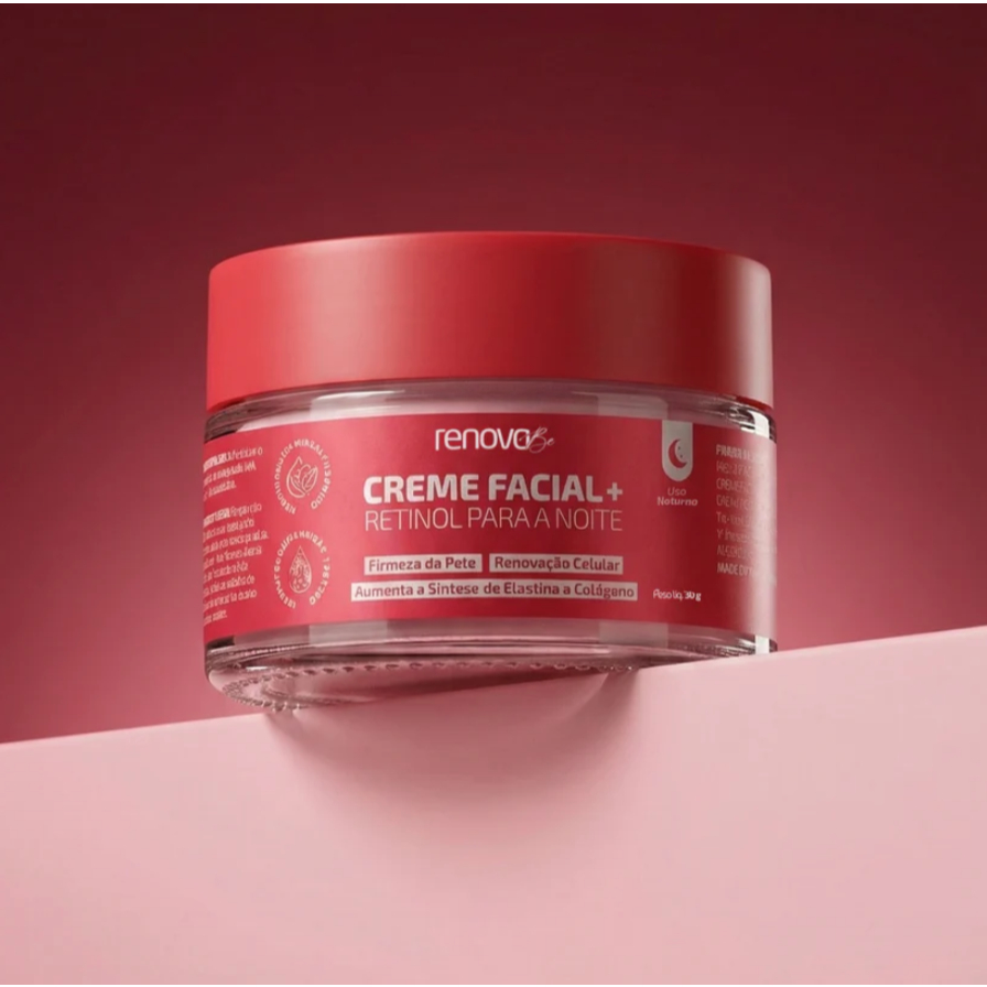 Creme Facial Retinol Para Noite 30g