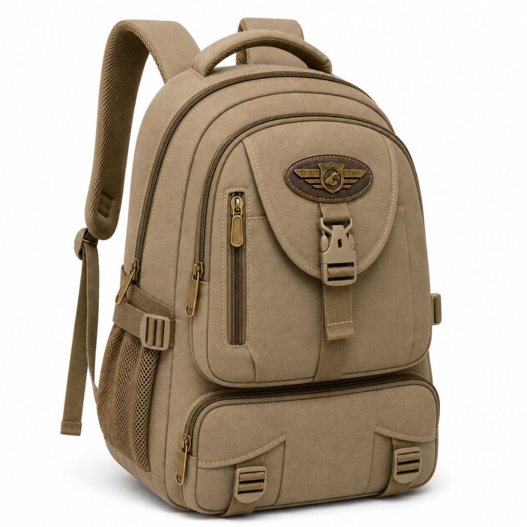 Mochila Em Lona Escolar Sporte Resistente Masculino Femin