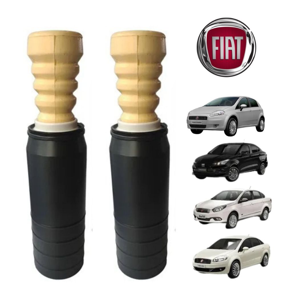 Kit Batente e Coifa Traseiro Punto 2008/...Linea 2008/...Idea 2006/...Siena 2011 Cromos 2018/...