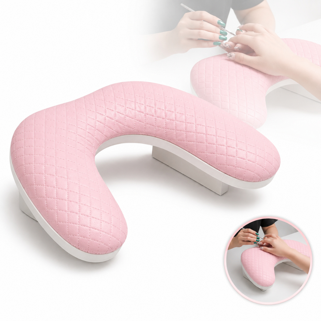 Apoio de Mão Manicure Profissional Ergonômico Nail Designer Unha em Gel