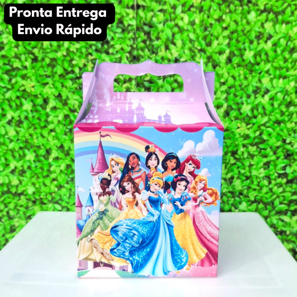 Kit Maletinhas  Princesas Disney Lembrancinha Festa Infantil Aniversário Pronta Entrega Envio Rápido