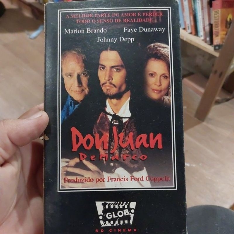 Fita VHS Don Juan de Marco O Globo no Cinema Vol 1 - Original Usado